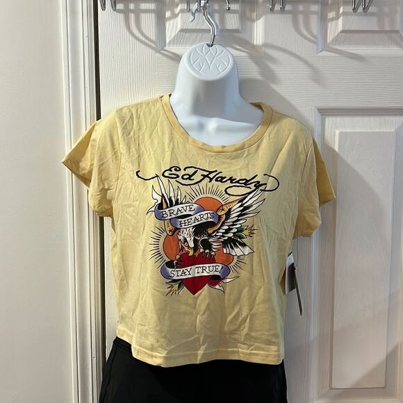 NWT Ed Hardy Crop top size XL - Picture 1 of 7